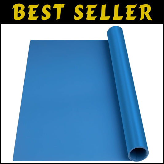 Extra-Large Silicone Heat Resistant Mat - 36x24, Perfect for Crafts & Kitchen