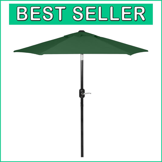 Elegant 6 Ft Outdoor Umbrella with Easy Tilt and Crank - Perfect for Patios