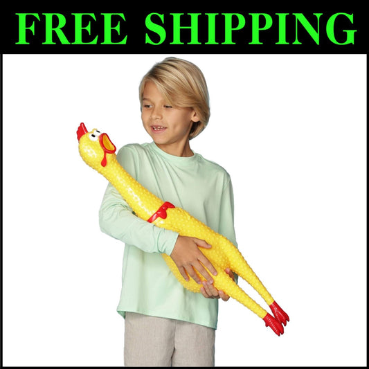 Loud & Funny 29-Inch Rubber Chicken - Perfect for Pranks and White Elephant