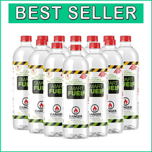 Eco-Friendly Bioethanol Fuel - Safe, Clean Burning for Fireplaces & Stoves