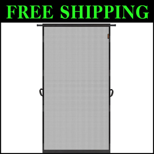 Elegant & Fireproof Hanging Screen Door - Two Installation Methods Available