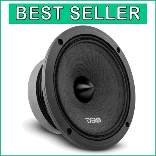 Crystal-Clear 6.5" PRO-.4BM Audio Speaker - 97dB Sensitivity for Cars and Trucks