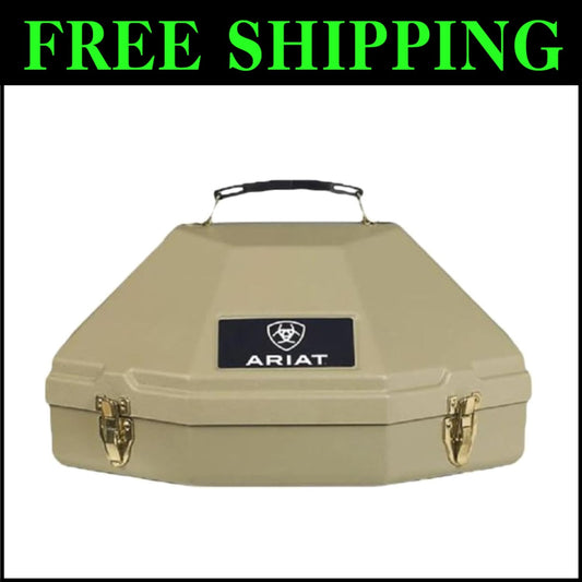 Unisex Tan Protective Hat Can with Flip Latch for Travel - One Size Fits All