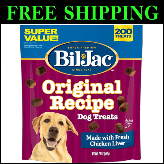 Semisoft Chicken Liver Dog Treats - Nutritional Training Rewards - 3 x 20oz