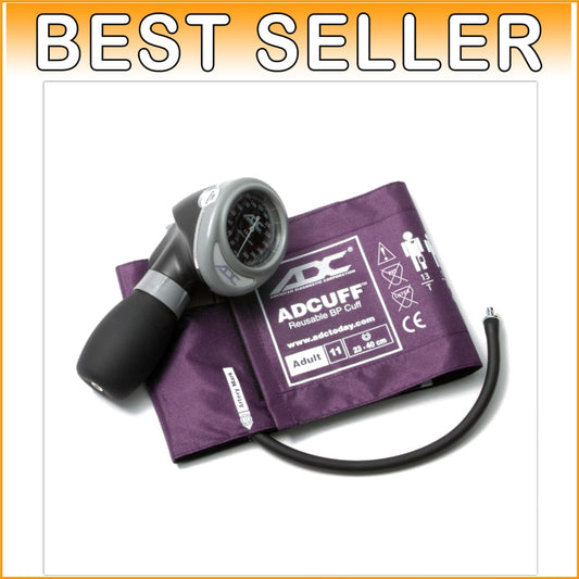 Accurate Palm-Style Blood Pressure Monitor with Trigger-Valve – Purple Adult