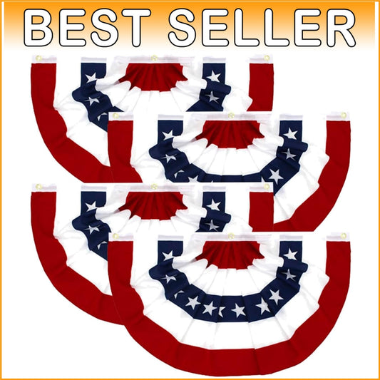 Patriotic 3x6 Ft Weather Resistant Fan Flags - Perfect for National Celebrations