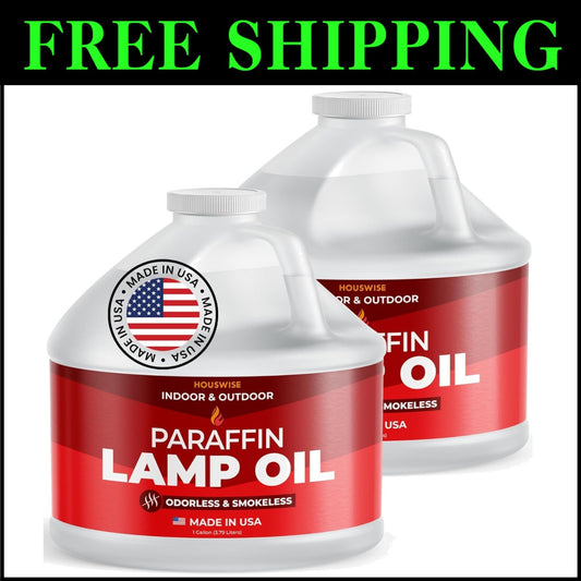Versatile 2-Gallon Paraffin Oil - Indoor & Outdoor Solution for Elegant Lighting