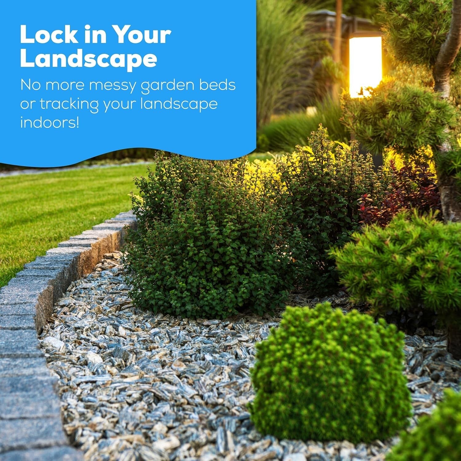 Versatile 1 Gallon Landscaping Adhesive - Locks Down Mulch & Gravel
