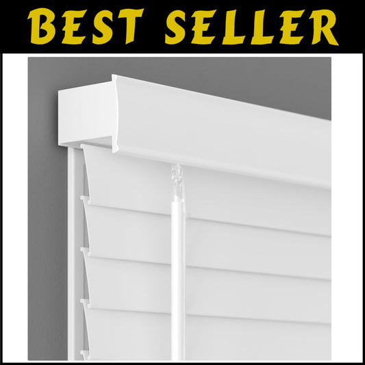 Custom Cut 2-Inch Faux Wood Blinds - Room Darkening, No Cords - 23" x 64"