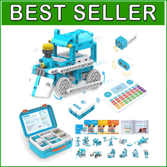 Building Fun Awaits: D3 Pro 12-in-1 Robot Kit with Online Tutorials for Ages 6-8