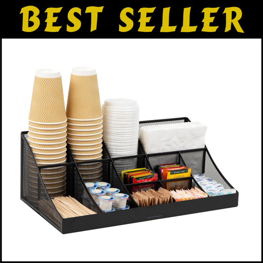 Lightweight Multi-Functional Condiment Organizer - Perfect for Coffee Stations