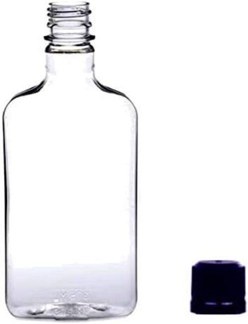 375ml Leak-Proof PET Bottle with Tamper-Evident Cap - 24 Pack Black Lids