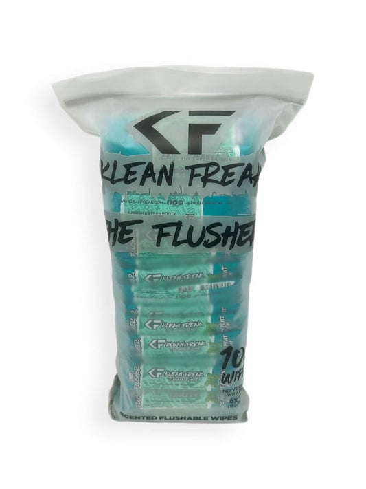 Eco-Friendly 100 Pack of Flushable Wipes - Alcohol-Free & Individually Wrapped