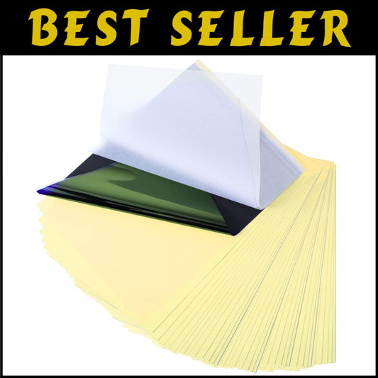 A4 Sized Tattoo Stencil Paper, 300 Sheets - Ideal for Tattoo Artists & Hobbyists
