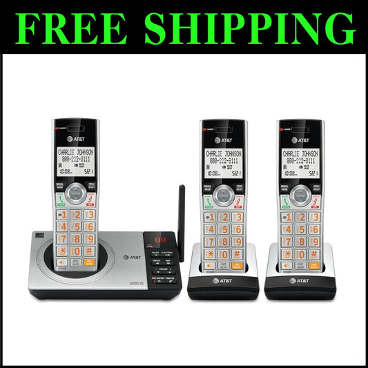 Deluxe DECT 6.0 Cordless Phone System with Digital Answering & Intercom Feature