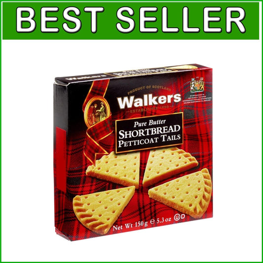 Classic Scottish Shortbread Cookies - All-Butter Petticoat Tails, 5.3 Oz Boxes