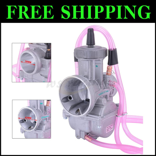 Universal 38mm Carburetor for 150cc+ Motorcycles, ATVs & UTVs - Easy Install