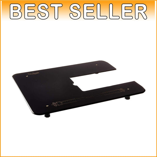 Freestanding Black Acrylic Sewing Table with Drawer for Singer 221 - Lightweight
