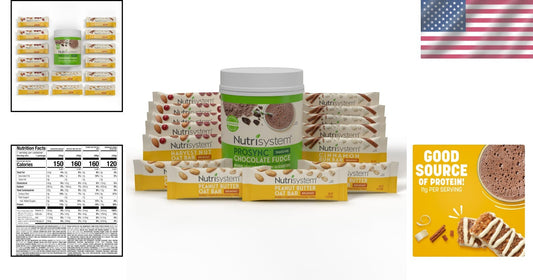 Convenient High-Protein Meal Bundle: 14 Bars & Shakes for Healthy Weight Loss