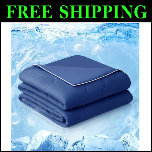 Ultra-Cooling Queen Comforter with Soft Fluffy Fabric - Perfect for Hot Sleepers