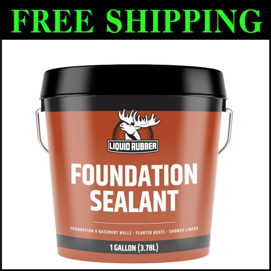 Basement Waterproofing Sealant - Flexible Crack Filler & Indoor/Outdoor Coating