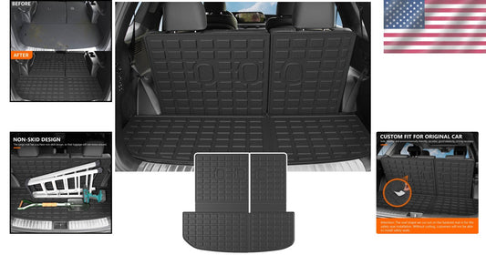 Custom-Fit Cargo Liner for 2020-2025 Hyundai Palisade with Backrest Protection