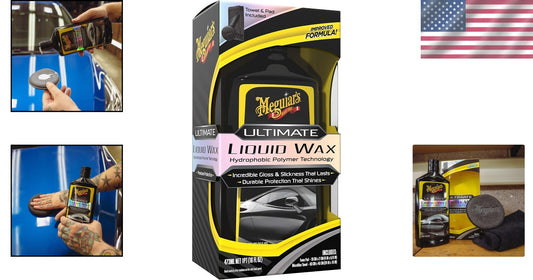 Ultimate Liquid Wax 473ml - Long-Lasting Gloss & Water Beading Protection
