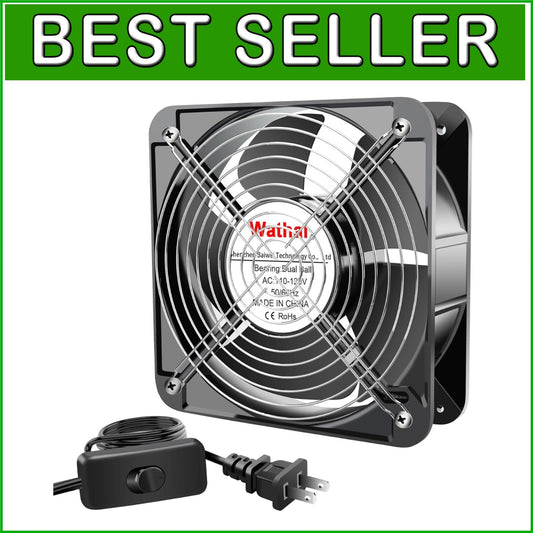 Dual Ball Bearing 200mm Muffin Fan - Efficient Cooling with Quick Installation