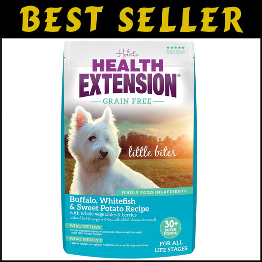 Grain-Free Buffalo & Whitefish Little Bites 23.5 lb - Perfect for Small Dogs