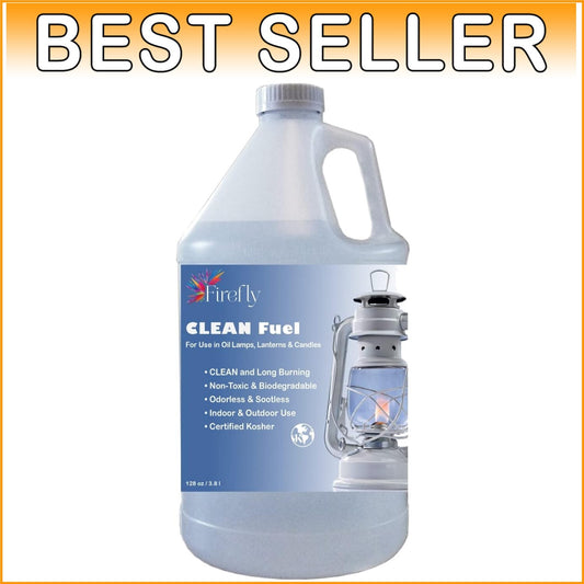 Eco-Friendly Smokeless Lamp Oil - 1 Gallon, Too Good for Indoor & Outdoor Use