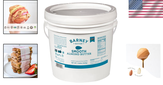 1 Gallon Skin-Free Almond Butter - Deliciously Smooth, Keto & Paleo-Friendly