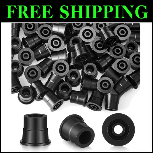 Heavy-Duty 600 Pack of Black Plastic Baluster Connectors for Indoor/Outdoor Use