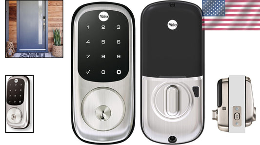 Assure Lock Satin Nickel Touchscreen Deadbolt - Smart Z-Wave Enabled Security