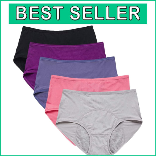 Breathable Leakproof Period Panties Multi-Pack XXS-5XL for Ultimate Comfort