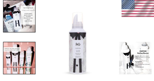 165ml Chiffon Mousse - Soft Hold for Waves & Curls, Lightweight & Non-Sticky