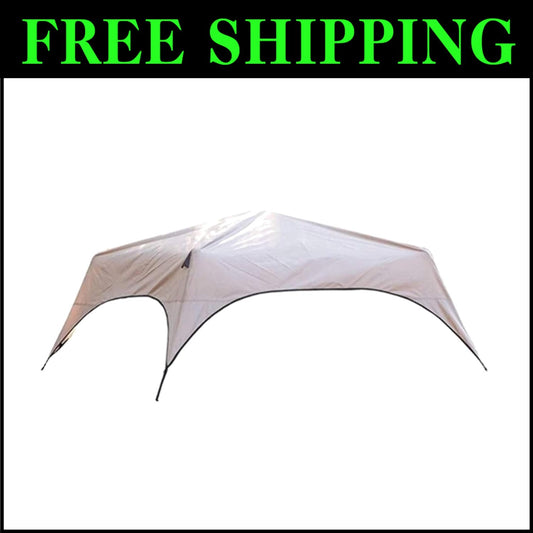 Multi-Feature Weatherproof Rainfly for 6-Person Tents - Lightweight Design