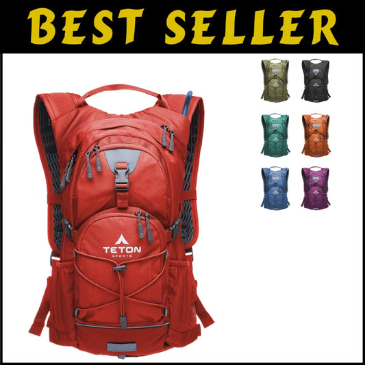 Teton Oasis Hydration Backpack – Lightweight Water Pack with 2L Bladder - 18L