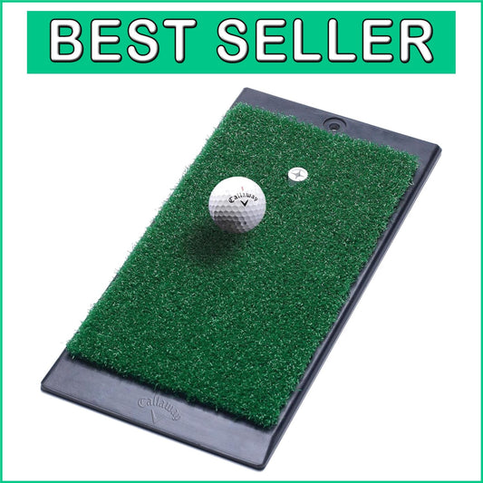 Elite Golf Practice Mat - 24"x12" Rubber Hitting Mat for Indoor & Outdoor Use