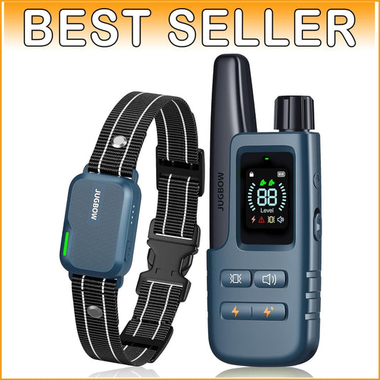 Rechargeable Dog Shock Collar with Remote - Fits All Breeds, Waterproof Design