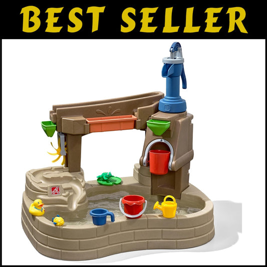 Durable Toddler Water Sensory Activity Pool - Large Splash Table with Toys