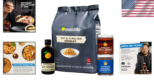 Ultimate Flavor Pack: David Chang’s Chili Crunch, Ramen, and Soy Sauce Gift Set