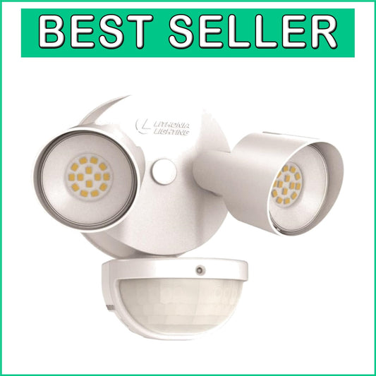 Energy-Efficient 2-Light LED Motion Sensor Flood Lights for Outdoor Security