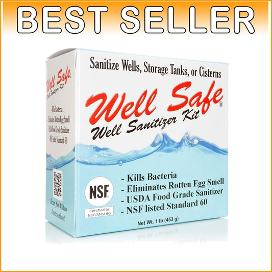 USDA Approved Well Sanitizer Kit - Easy Water Purification for Safe Drinking