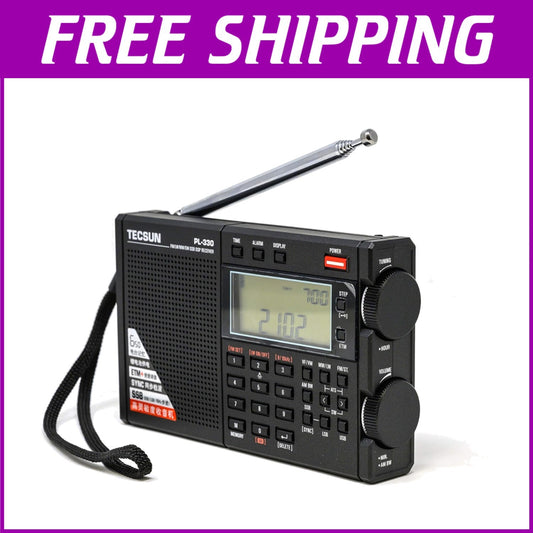 AM/FM/LW/SW Digital Radio with Stereo Output & Alarm - Enjoy Secure Listening