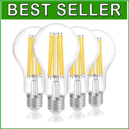 Dimmable A23 LED Light Bulbs - 150W Equivalent, 2650 Lumens, 3000K Warm White