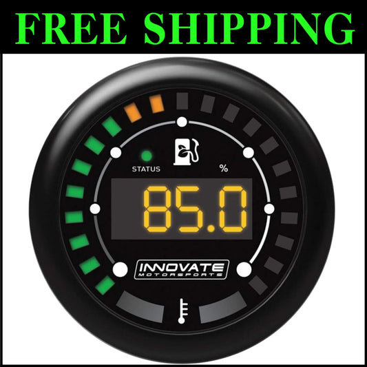 Dual Function Innovate MTX-D Ethanol & Fuel Temperature Gauge - Easy Install Kit