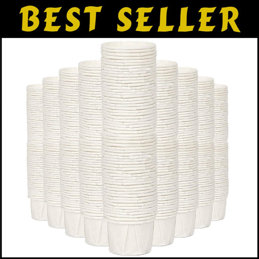 Multicolor Round Paper Cups - 5000 Pack for Condiments, Sampling, and Sacraments