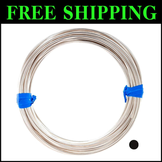 5FT Polished 925 Sterling Silver Wire, Round Shape - Ideal for Jewelry Making