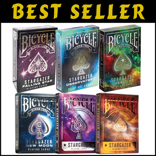 Premium Bicycle Stargazer Playing Cards 6-Pack - Limited Edition Collector's Set