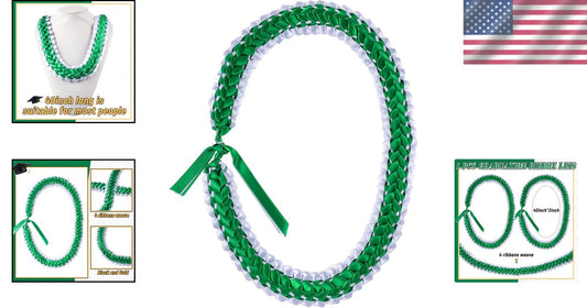 Customizable Graduation Necklace Leis – Elegant Class of 2025 Ribbons with Style
